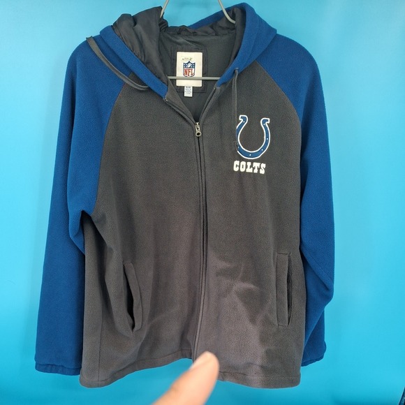 NFL Other - Indianapolis Colts Jacket Mens XL NFL Football Softshell Zip Up Fleece Lined